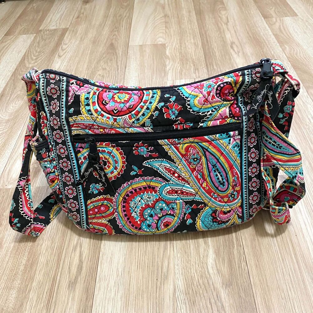 Vera Bradley Parisian Paisley pattern Crossbody Bag